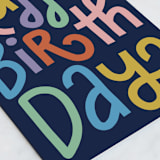 "funny me" - Single Greeting Cards in Navy by Jen Owens - Close-Up