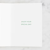 "Birthday Doodles" - Single Greeting Cards in Beige by Lindsay Megahed - Interior
