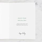 "Birthday Doodles" - Single Greeting Cards in Beige by Lindsay Megahed - Customizable Interior Example