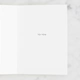 "Retro Type" - Single Greeting Cards in Taupe by Morgan Kendall - Interior