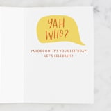 "Knock Knock Birthday" - Single Greeting Cards in Mint by Alicia Schultz - Interior