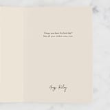 "Corner Garden" - Single Greeting Cards in Beige by Amy Kross - Customizable Interior Example