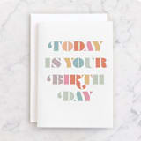 "Today" - Single Greeting Cards in Silk by Lori Wemple - Front