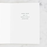 "Pugs and kisses" - Single Greeting Cards in Mint by Everett Paper Goods - Interior