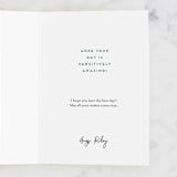 "Pugs and kisses" - Single Greeting Cards in Mint by Everett Paper Goods - Customizable Interior Example
