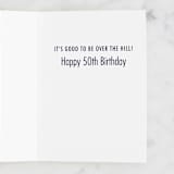 "level of sh**" - Single Greeting Cards in Navy by Deborah Chou - Interior