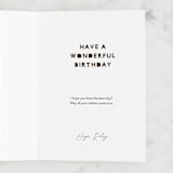 "Twooti Fruitti" - Single Greeting Cards in Candy by Megan Cash - Customizable Interior Example