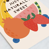 "Twooti Fruitti" - Single Greeting Cards in Candy by Megan Cash - Close-Up