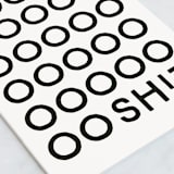 "exclaimation" - Single Greeting Cards in Snow by Baumbirdy - Close-Up