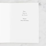 "All Yours" - Single Greeting Cards in Deep Sea by Baumbirdy - Interior