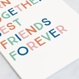 "Forever Twins" - Single Greeting Cards in Sapphire by Baumbirdy - Close-Up