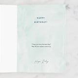 "wishes" - Single Greeting Cards in Evergreen by Pixel and Hank - Customizable Interior Example