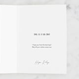 "Whaley Happy" - Single Greeting Cards in Deep Sea by Teju Reval - Customizable Interior Example
