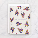 "Smashing Birthday" - Single Greeting Cards in Gumdrop by Hannah Bowman - Front