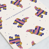 "Smashing Birthday" - Single Greeting Cards in Gumdrop by Hannah Bowman - Close-Up