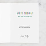 "I-scream" - Single Greeting Cards in Cream by Jen Owens - Customizable Interior Example