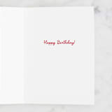 "Party Animal" - Single Greeting Cards in Granite by mo kelley - Interior