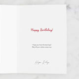 "Party Animal" - Single Greeting Cards in Granite by mo kelley - Customizable Interior Example