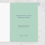 "So Lit" - Single Greeting Cards in Flax by Robert and Stella - Customizable Interior Example