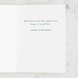 "Your Special Day" - Single Greeting Cards in Emerald by Brandy Folse - Interior
