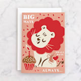 "Always" - Single Greeting Cards in Cherry by Vivian Yiwing - Front