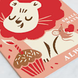 "Always" - Single Greeting Cards in Cherry by Vivian Yiwing - Close-Up