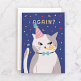 "panookie" - Single Greeting Cards in Periwinkle by chocomocacino - Front