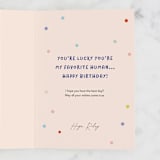 "panookie" - Single Greeting Cards in Periwinkle by chocomocacino - Customizable Interior Example