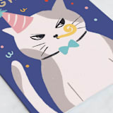 "panookie" - Single Greeting Cards in Periwinkle by chocomocacino - Close-Up