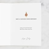 "Ducking Good Birthday" - Single Greeting Cards in Duck by Kristen Knechtel - Customizable Interior Example