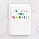 "laugh lines" - Single Greeting Cards in Ivory by Lori Wemple - Front