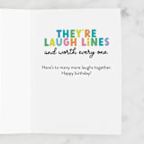 "laugh lines" - Single Greeting Cards in Ivory by Lori Wemple - Interior