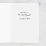 "Feel Old Birthday" - Single Greeting Cards in Petal by Shannon Kohn - Interior