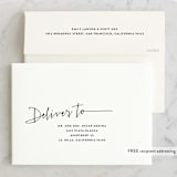 "Sip Sip Hooray Let's Celebrate" - Single Greeting Cards in Blush by Kelly Schmidt - FREE Recipient Addressing