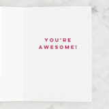 "Yay Yay!" - Single Greeting Cards in Rose by Paper Raven Co. - Interior