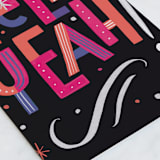 "hell yeah congrats" - Single Greeting Cards in Ink by Hannah Williams - Close-Up