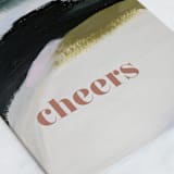 "Elemental layers" - Single Greeting Cards in Sea by Melanie Severin - Close-Up