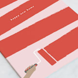 "Happy New Home" - Single Greeting Cards in Red by Ekko Studio - Close-Up