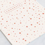 "Starry Celebration" - Single Greeting Cards in Blush by Lori Wemple - Close-Up