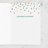 "Yay Confetti" - Single Greeting Cards in Sky by Kelly Williams - Interior