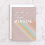 "I saw what you did there" - Single Greeting Cards in Cupcake by Lori Wemple - Front