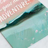 "Adventure Land" - Single Greeting Cards in Rose by Lindsay Megahed - Close-Up