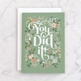 "Surroundings" - Single Greeting Cards in Garden by Jennifer Wick - Front