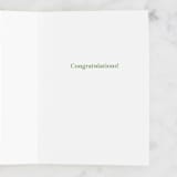 "Surroundings" - Single Greeting Cards in Garden by Jennifer Wick - Interior