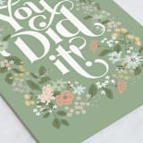 "Surroundings" - Single Greeting Cards in Garden by Jennifer Wick - Close-Up