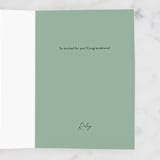 "Harmony" - Single Greeting Cards in Royal by Jennifer Wick - Customizable Interior Example
