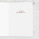 "let the good times roll" - Single Greeting Cards in Confetti by Shiny Penny Studio - Interior