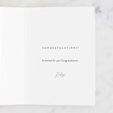 "You're A Star" - Single Greeting Cards in Navy by Katharine Watson - Customizable Interior Example