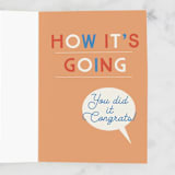 "How It Started" - Single Greeting Cards in Daisy by Baumbirdy - Interior