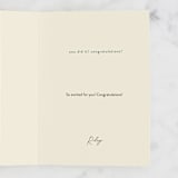 "yay for you" - Single Greeting Cards in Evergreen by Julie Murray - Customizable Interior Example
